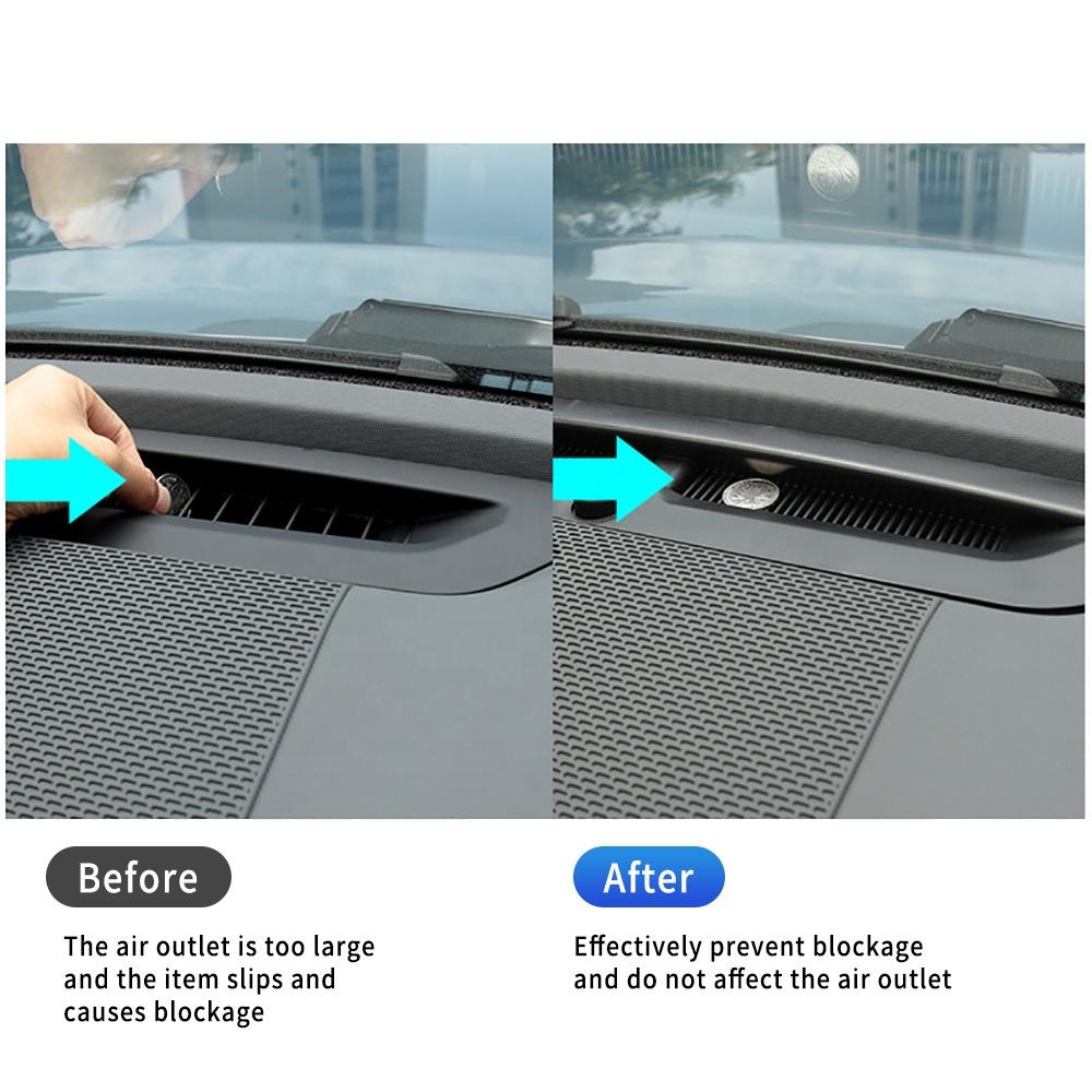 Hot Sale Car Air Conditioner Outlet Vent Grille Chrome Strip Auto Sticker Car Interior protection Strips for Land Rover Defender