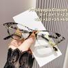 Ultra Light Cat Eye Presbyopia Glasses High End Diamond Studded Reading Glasses Anti Blue Light Hyperopia Eyeglasses 0 To +4.0
