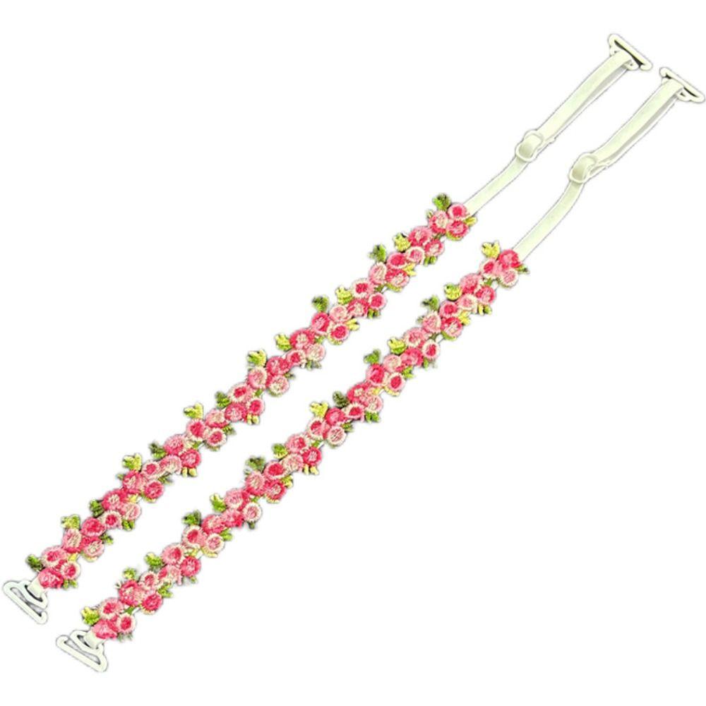 Lace Floral Shoulder Belts Anti-slip Bra Straps Replacement New Floral Bra Straps