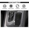 For 2015+ Dodge Charger Console Gear Shift Storage Box Cover Trim Carbon Fiber