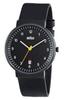 Часы Braun Quartz 3 Hand Movement BN0032BKBKG с кожаным мужским ремешком