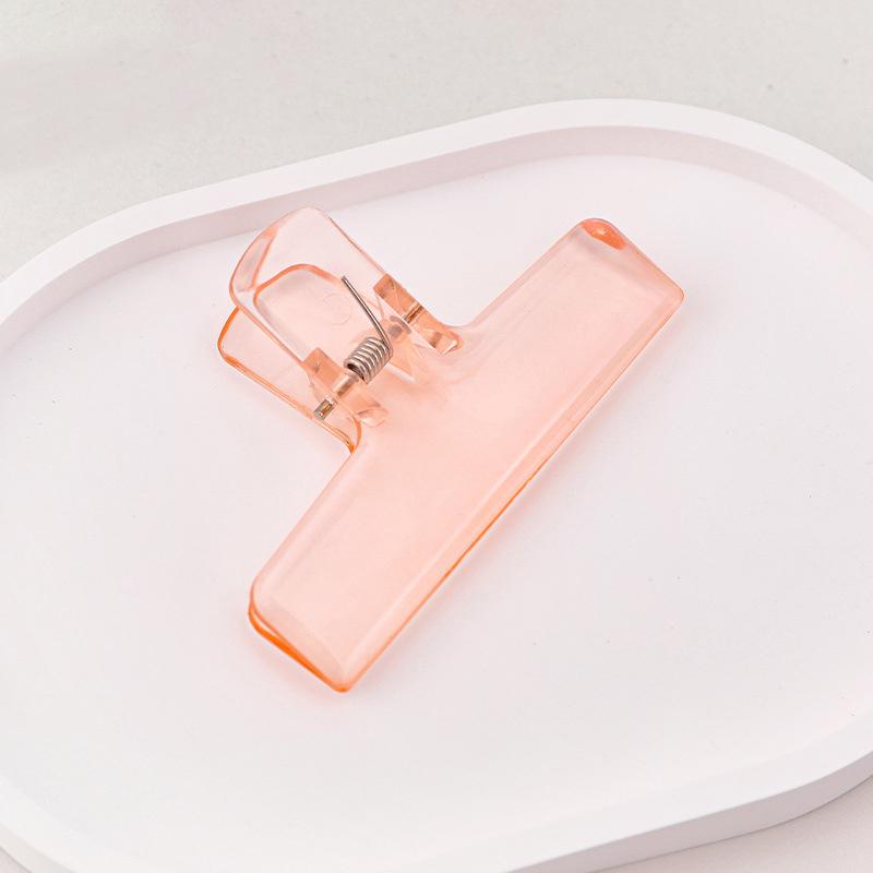 Цветной зажим для папки, прозрачный акриловый зажим для планировщика, канцелярские принадлежности, длинный хвост, карман, папка, зажимы для файлов, держатель, школьные принадлежности