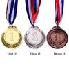 5/10 Pcs Gold Silver Bronze Award Medal Winner Reward Football Competition Prizes Award Medal For Souvenir Gift Sport Kids Toys