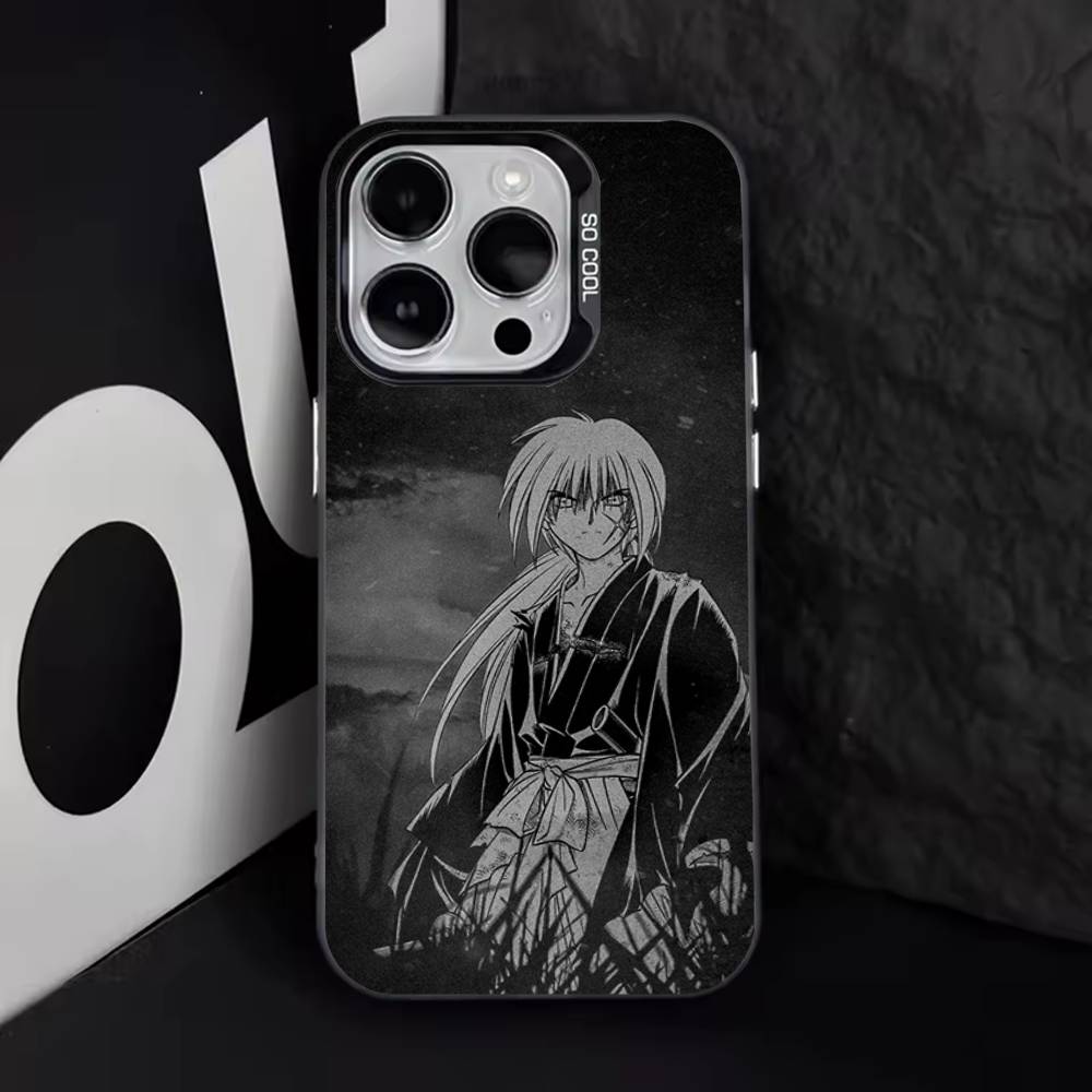 Горячий чехол для телефона R-Rurouni Kenshin для iPhone 17,16,15,14,13,12,11,Pro,Max,Plus,E,Air,Mini Черный ТПУ Чехол