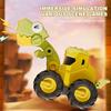 Kids Dinosaur Car Toy Press Go Inertial Drive Pull Back Children Dino Construction Vehicle Educational Truck Toy Toddlers Boys Girls Gift Party Favors