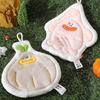 Милое подвесное полотенце для купания, ручная салфетка, коралловый флис, носовые платки, абсорбирующая салфетка, толстый флис, кухонные бытовые чистящие салфетки