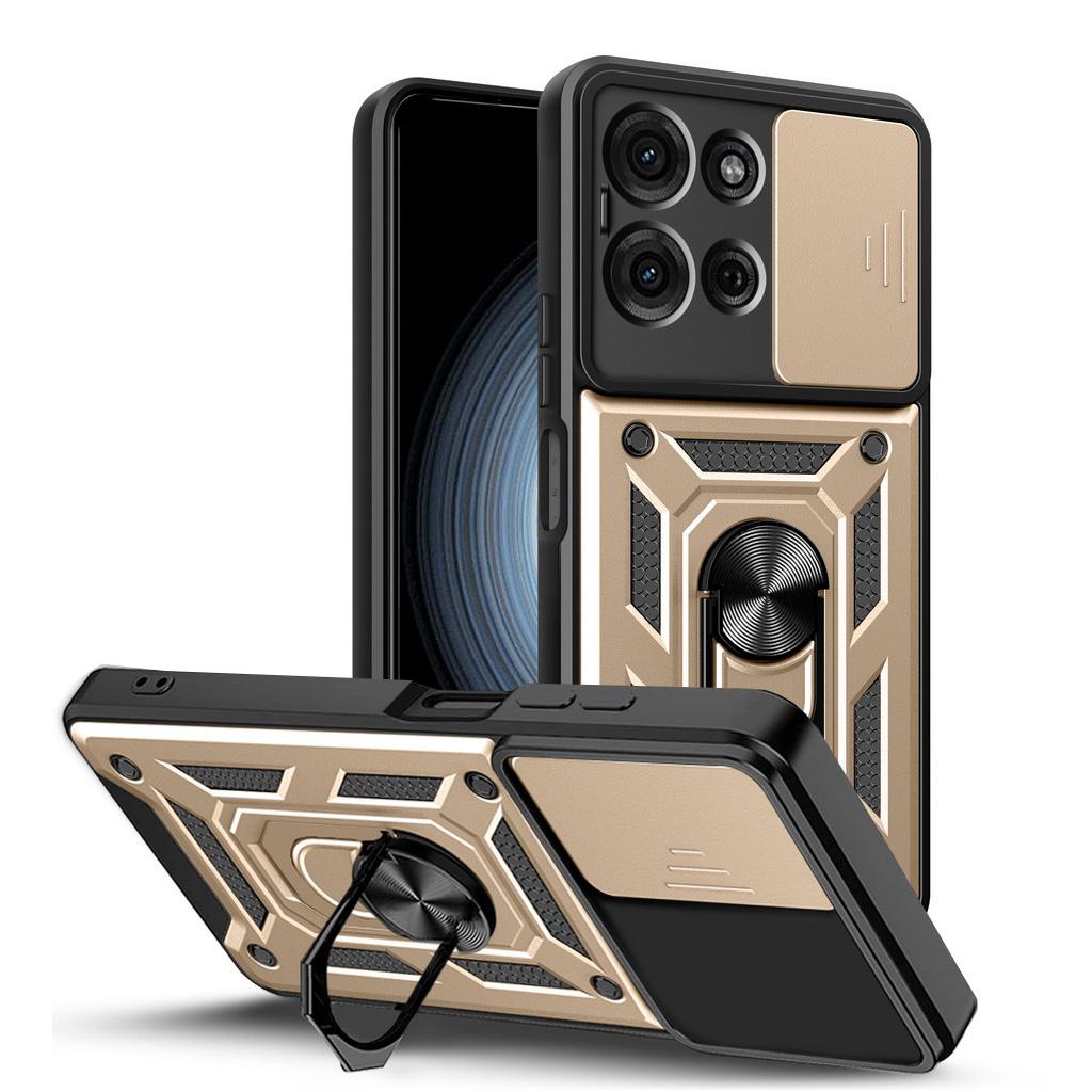 Camera Protect Case for Moto G75 G55 G35 G85 G04 G24 Power G34 G14 G54 G84 G13 G23 G53 G73 G32 G22 G30 Metal Ring Holder Cover