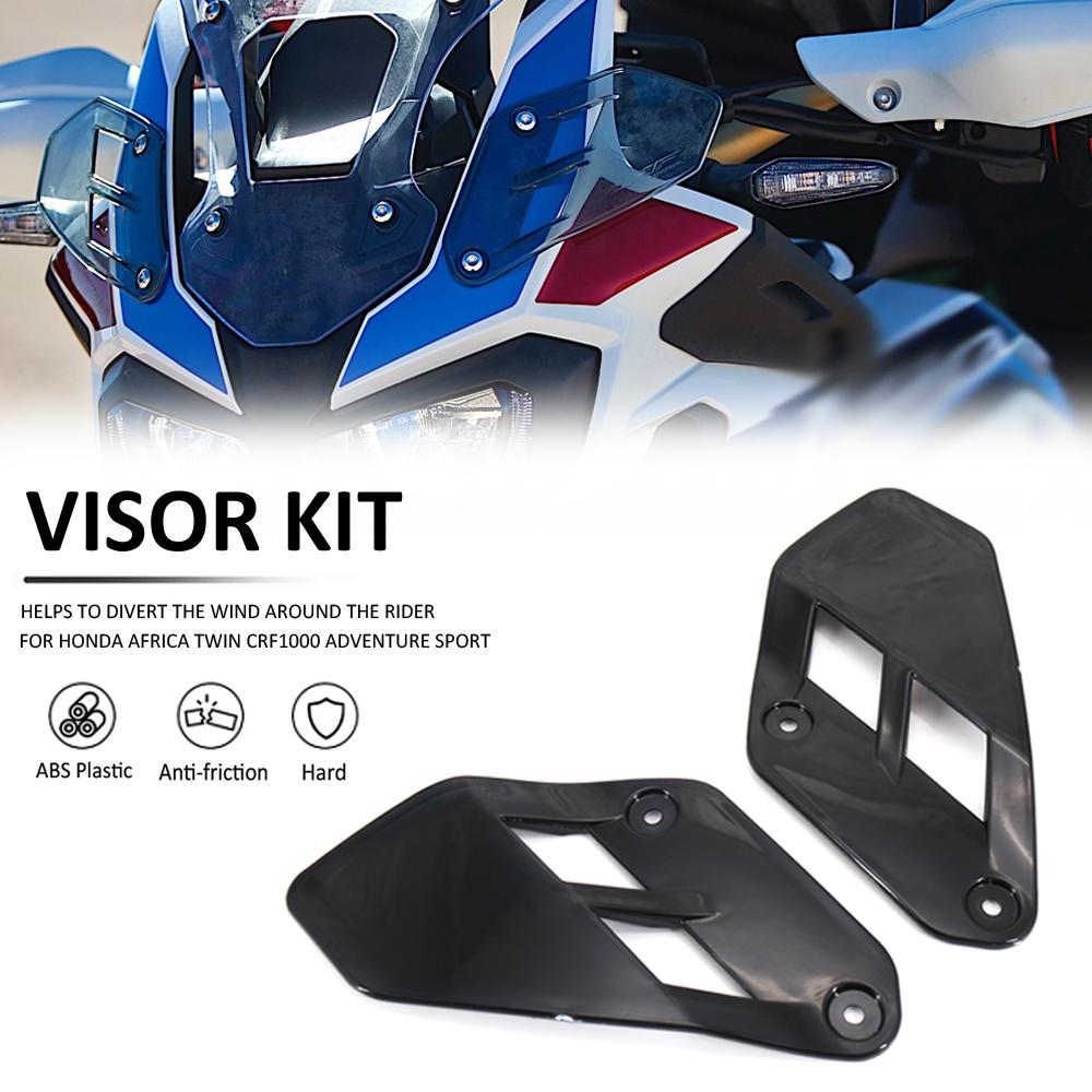New Motorcycle For Honda CRF1000L Africa Twin Adventure Sports Upper Wind Deflectors Visor Kit CRF 1000 L