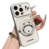 Tree climbing panda rotating bracket is suitable for iPhone16/17Pro mobile phone case Apple 15 electroplating large window 14 sets