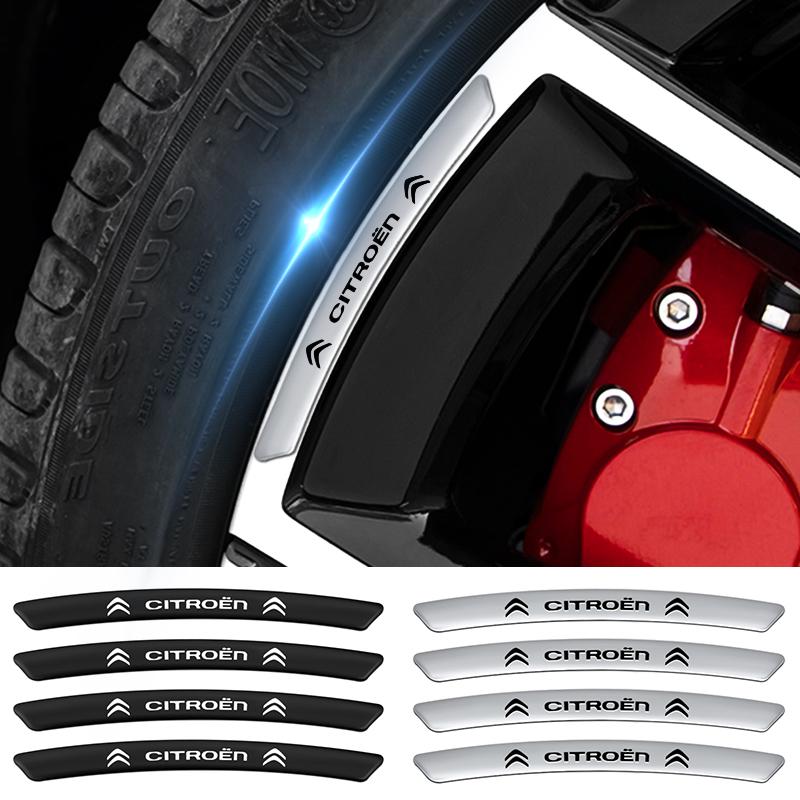 4 шт. Алюминиевые Индивидуальные Наклейки Декорации для Дисков Автомобиля Для CITROEN C1 C2 C3 C4 C4L C6 C5 VTS C-ELYSEE Автоаксессуары