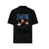 Trendy German Singer Zahide Print T-shirt Short Sleeves Cotton Oversized Merch Tee Tik Tok Ins Star Men Women Unisex Black Tees