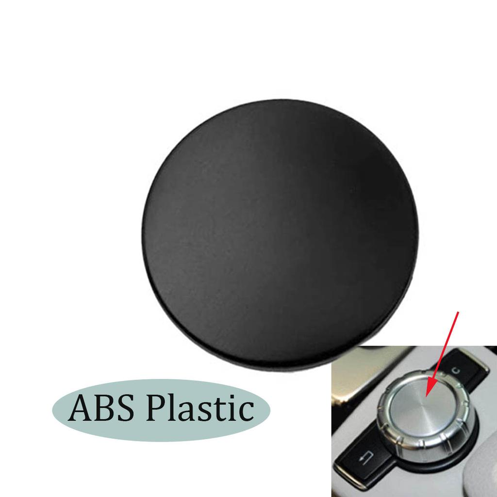 Car Console Volume Knob Button Cover CD Panel Multimedia Switch Button Sequins Sticker For Mercedes Benz C E GLK W204 W212 X204