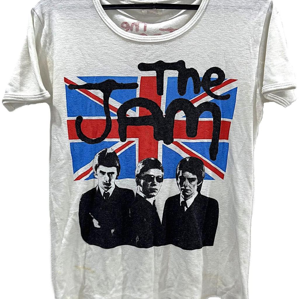 Vintage 80s 1980 THE JAM Punk Rock mod Tour Concert t shirt
