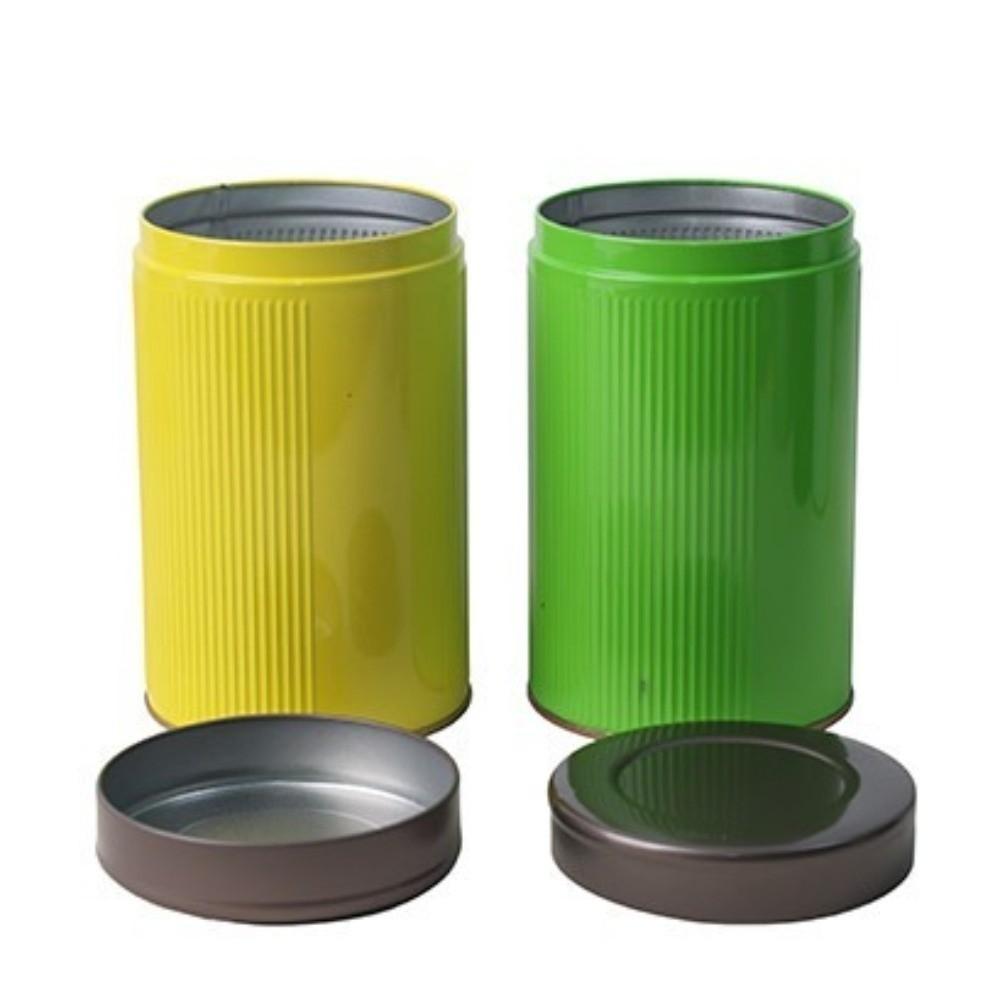 Thickened Loose Tea Canister Circular Pattern Tea Tin Can Mini Tea Sealed Jar  Household Use