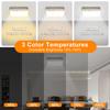 PIR Motion Sensor Ceiling Light USB Rechargeable Dimmable 3 Colors Remote Control Timer Wireless LED Flush Mount Ceiling Lamp