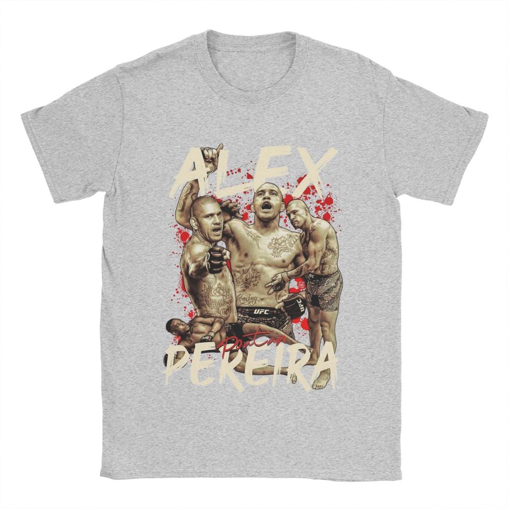 All Seasons Men Women Alex Pereira Poatan Boxing Boxer T Shirts Apparel Pure Cotton T-shirt Clothes Creative Tee Shirt