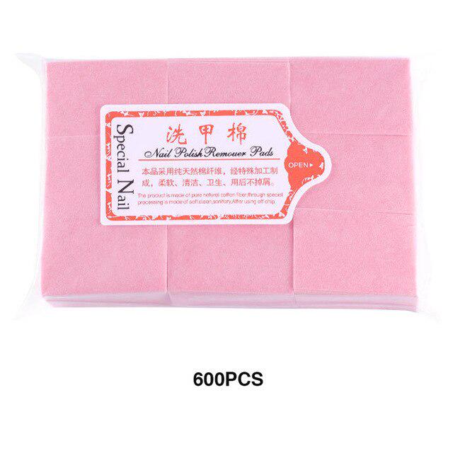 Nail Art Soak Off Cap Clips 600/900 шт. Cutton Pads Средство для снятия УФ-гель-лака Wrap Tool Жидкость для снятия лака Маникюрные инструменты