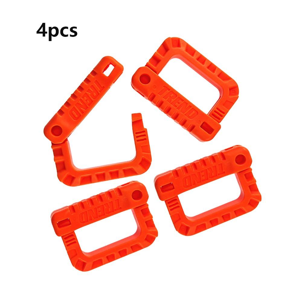 Colored Outdoor Carabiner Clip Plastic D-Ring Hard Hook Snap Camping Hiking Outdoor Tools