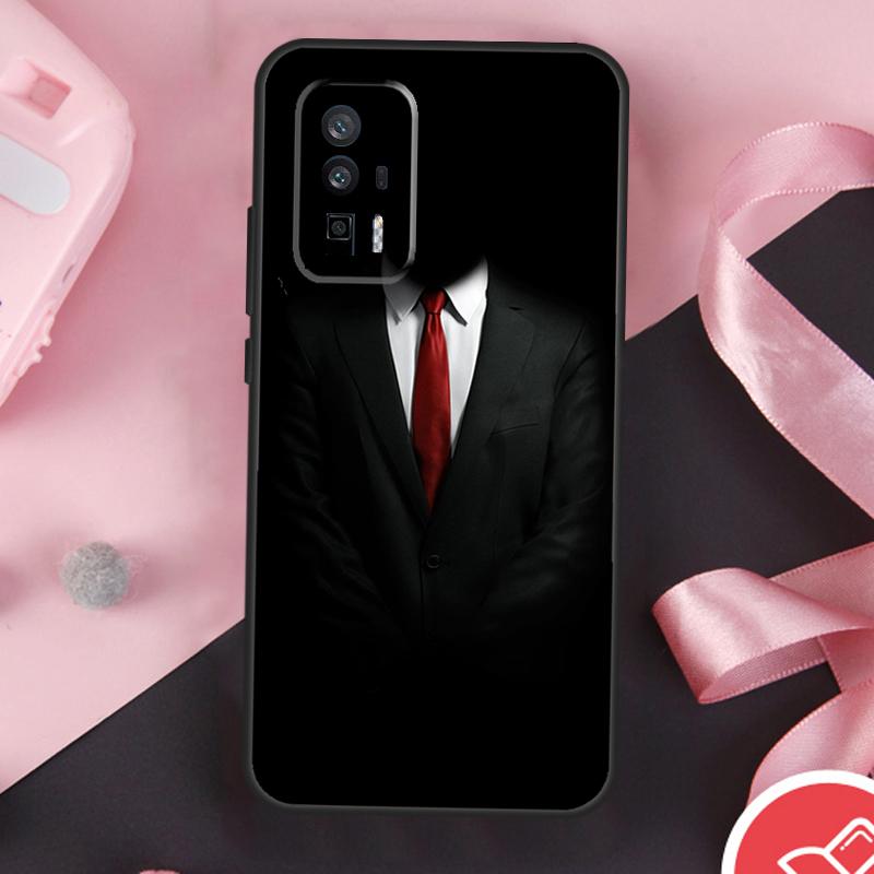 Suit and Tie Case For Xiaomi 11T 12T 13T 14T Pro Mi 15 13 14 Ultra POCO X7 Pro X3 X5 X6 F5 F6 F7 Cover