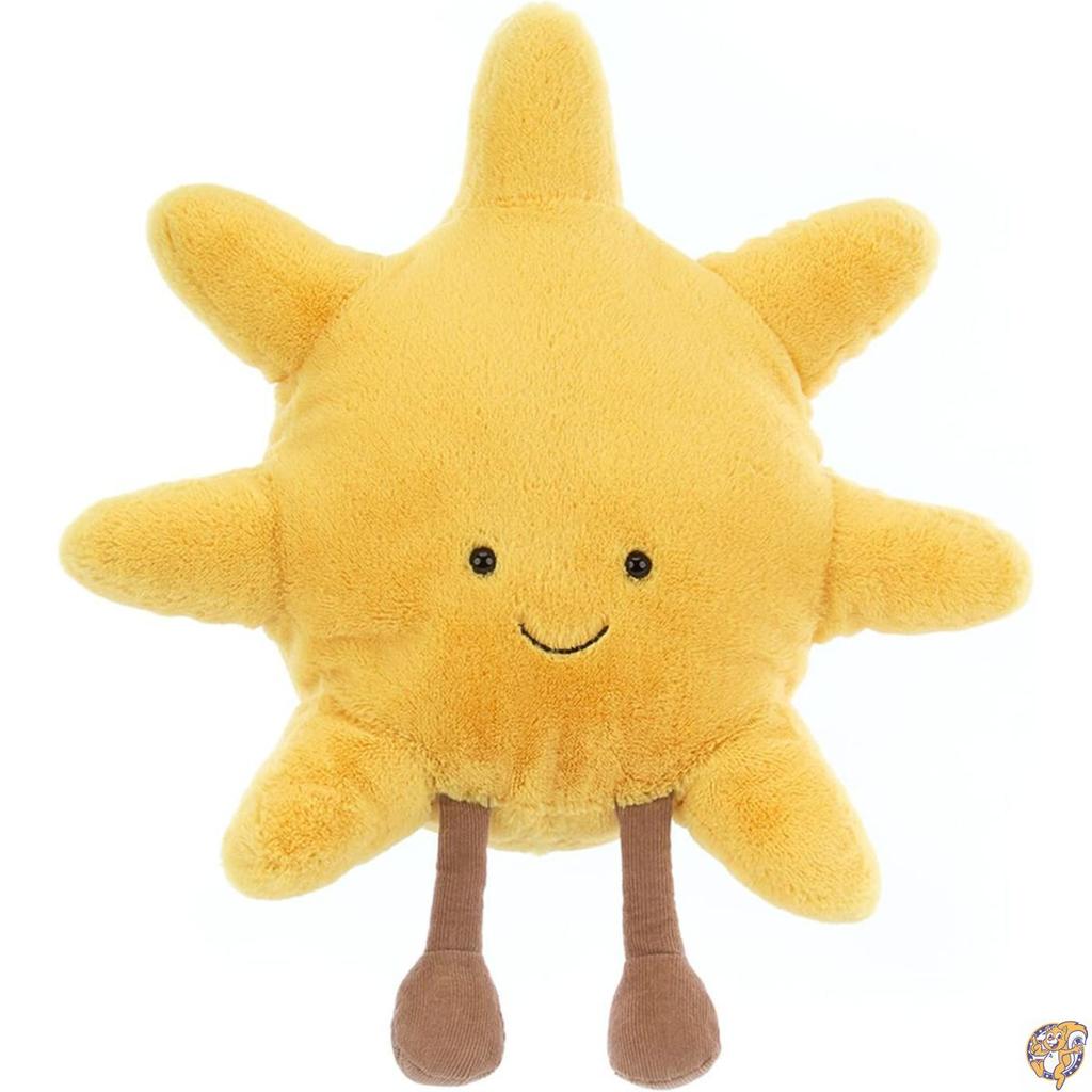 Плюшевая игрушка Jellycat Amuseables Солнце, средний размер, 12 дюймов, забавная идея для подарка