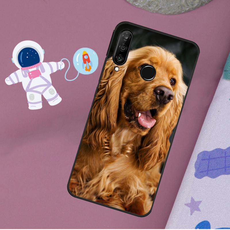 Чехол для телефона Huawei Nova 11i 7i 8i 12i 12s Y73 Y70 Y90 Y60 Y72 Y61 Y91 9 10 SE P40 Lite P30 Pro с изображением собаки кокер-спаниеля