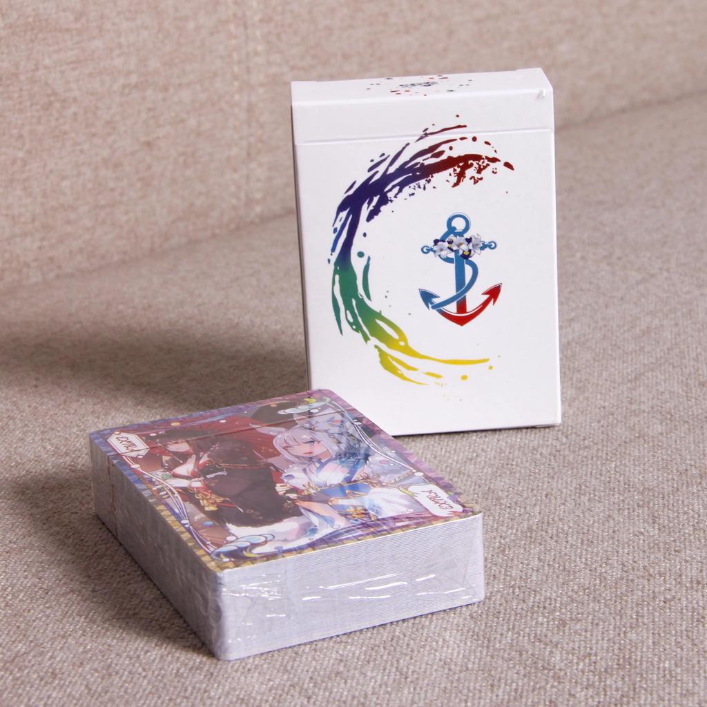 54PCS/set Anime Azur Lane Poker Game Toys Hobbies Hobby Collectibles Commemorative Edition Game Collection Cards