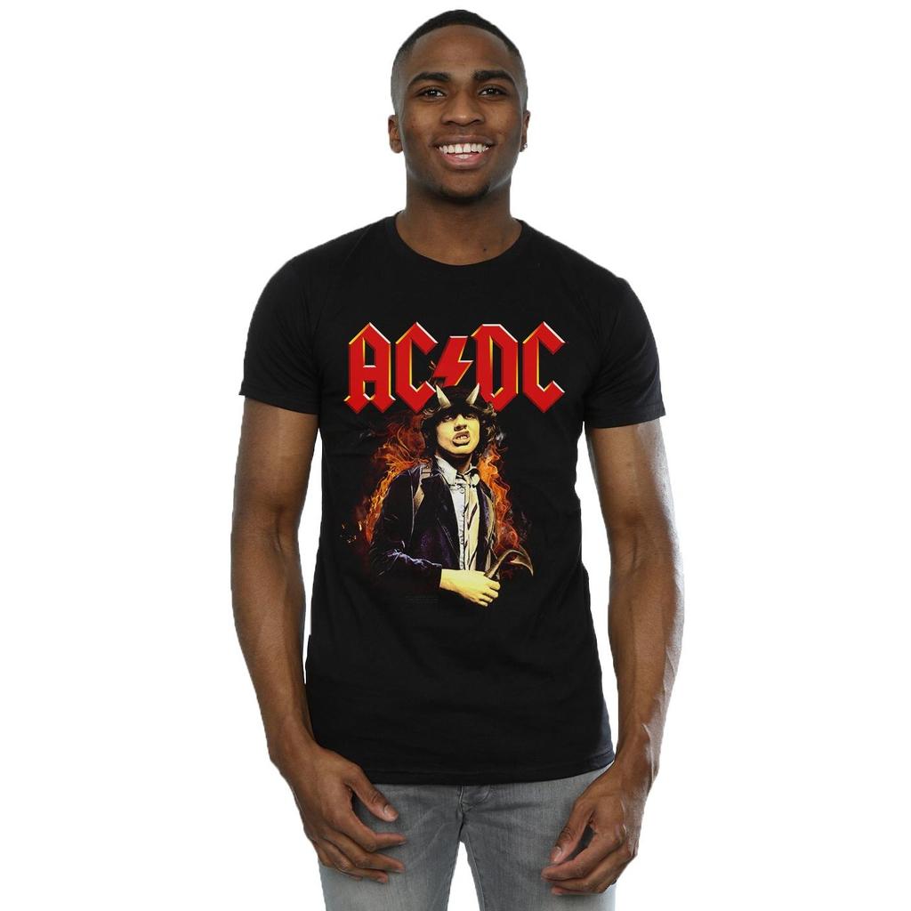 AC/DC Mens Angus Highway To Hell T-Shirt