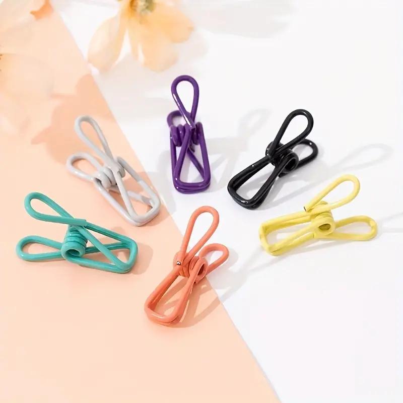 10Pcs Clothespins Hanging Pegs Clips Plastic Hangers Racks Laundry Clothes Pegs Clamps Towel Clips Home Storage Hooks
