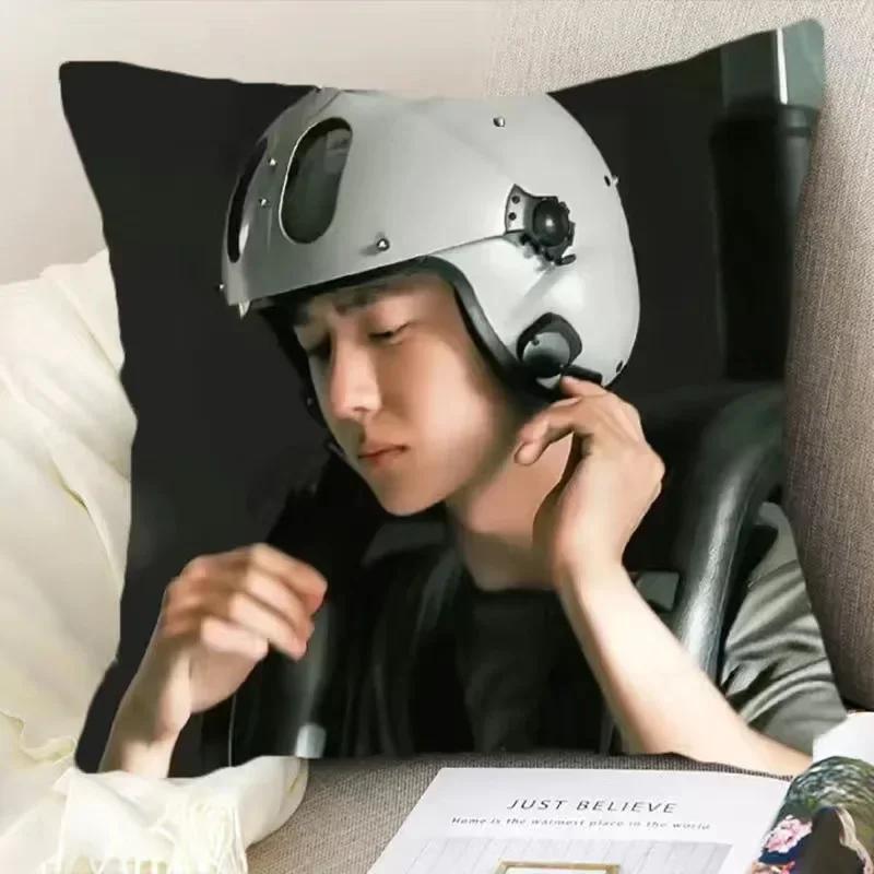 Ван Ибо Ибо Постер Двусторонняя наволочка с принтом Китайский фильм Рожденный летать Лей Ю Кадры из драмы Домашний декор для автомобиля Наволочка для подушки