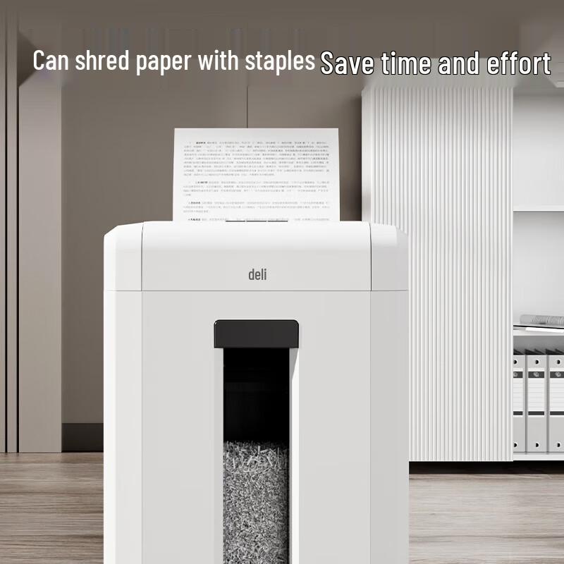 Deli T600 High-Security Cross-Cut Paper Shredder CN plug (adapter included)