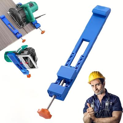 Регулируемая направляющая для деревообработки с дисковой пилой и зажимом для фрезерования — прецизионный режущий инструмент для быстрой резки полос, не требующий электропитания