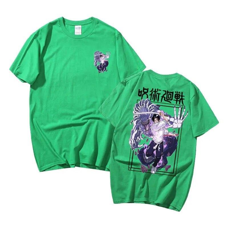 Anime Jujutsu Kaisen Yuta Okkotsu Graphic T-shirts Male Vintage Tshirt Short Sleeve Unisex Women Unisexga Cartoon Oversized T Shirt