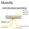 Musiclily Pro Switch for Electric Guitars 5-Way Strat-Style