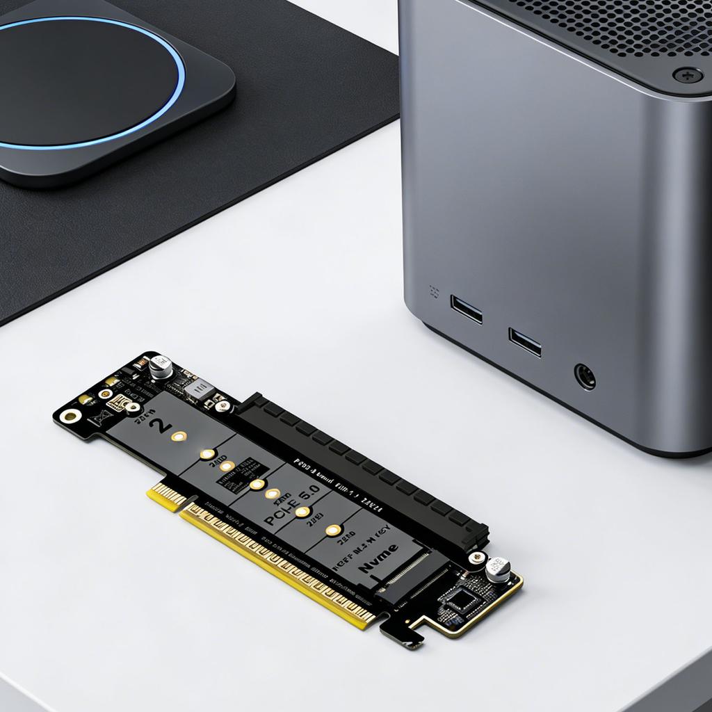 PCIe5.0 Expansion Card Adapter M.2 NVMe Port Expansion Card Converter for Computer Or Laptop