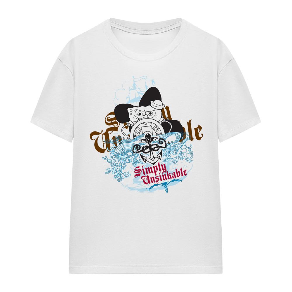 SpongeBob SquarePants Unisex Adult Simply Unsinkable T-Shirt