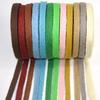 Цветная плоская пеньковая веревка тесьма ручной работы сделай сам детский сад ретро украшение плоская джутовая лента, текстильная фурнитура десять