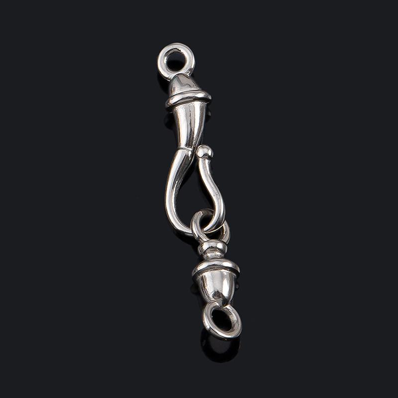 Stainless Steel Hand-Shape Toggle Connectors DIY Jewelry Making Bracelet Clasps Bulk Accessories