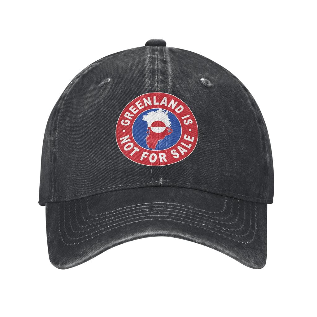 Greenland is Not For Sale Casual Baseball Cap Running Hippie Trucker Hat Summer Adjustable Couple Women y2k Funny Baseball Caps