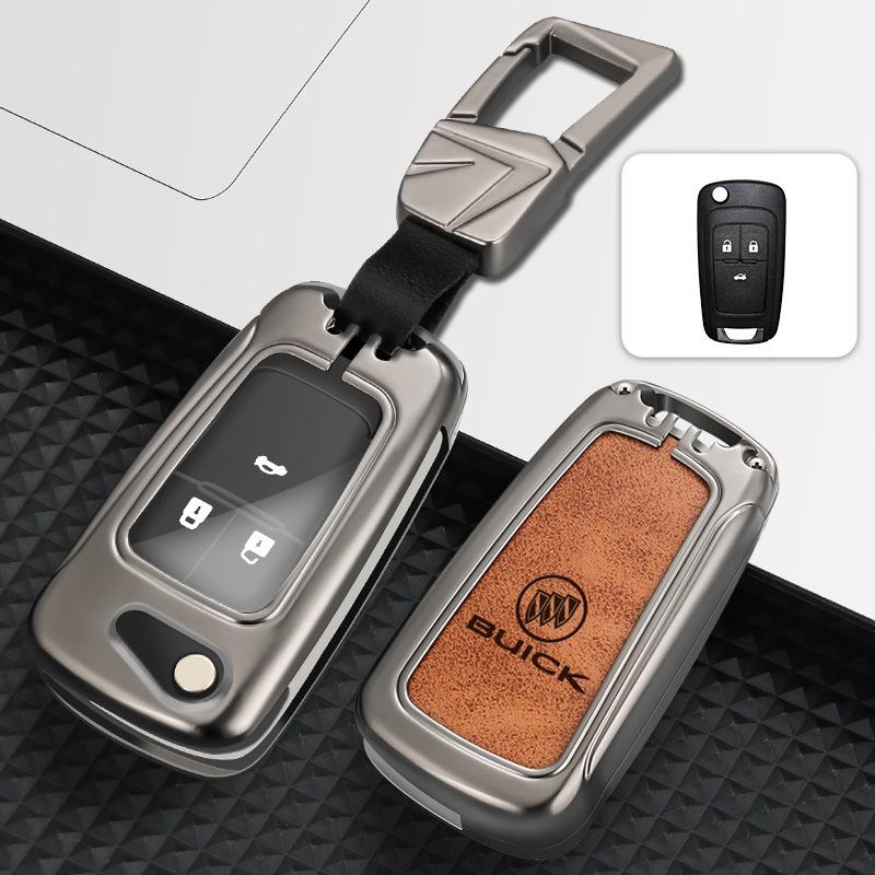 2021 Buick Key Cover for Excelle, Regal, Envision, LaCrosse, Verano – Men's High-Grade Shell Bag