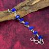 Lapis Lazuli 925 Solid Sterling Silver Bracelet, Handmade Gemstone Bracelet Jewelry, Gifts For Wife Brand New Bracelet