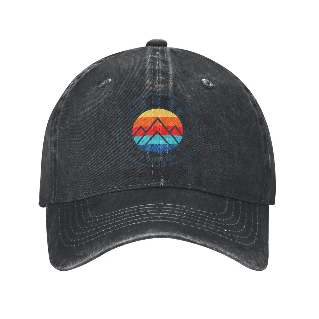 Ретро бейсболки Oxbow Oregon для рыбалки, летние, унисекс, из состаренного хлопка, солнцезащитная кепка для горных видов спорта и активного отдыха, регулируемая кепка