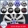 2026 Горячие Для VOLKSWAGEN VW 4 шт. 56/60/65 мм Наклейки на центральные колпачки колес автомобиля Volkswagen Колпачки ступицы Для VW R Golf Touran Octavia Motio