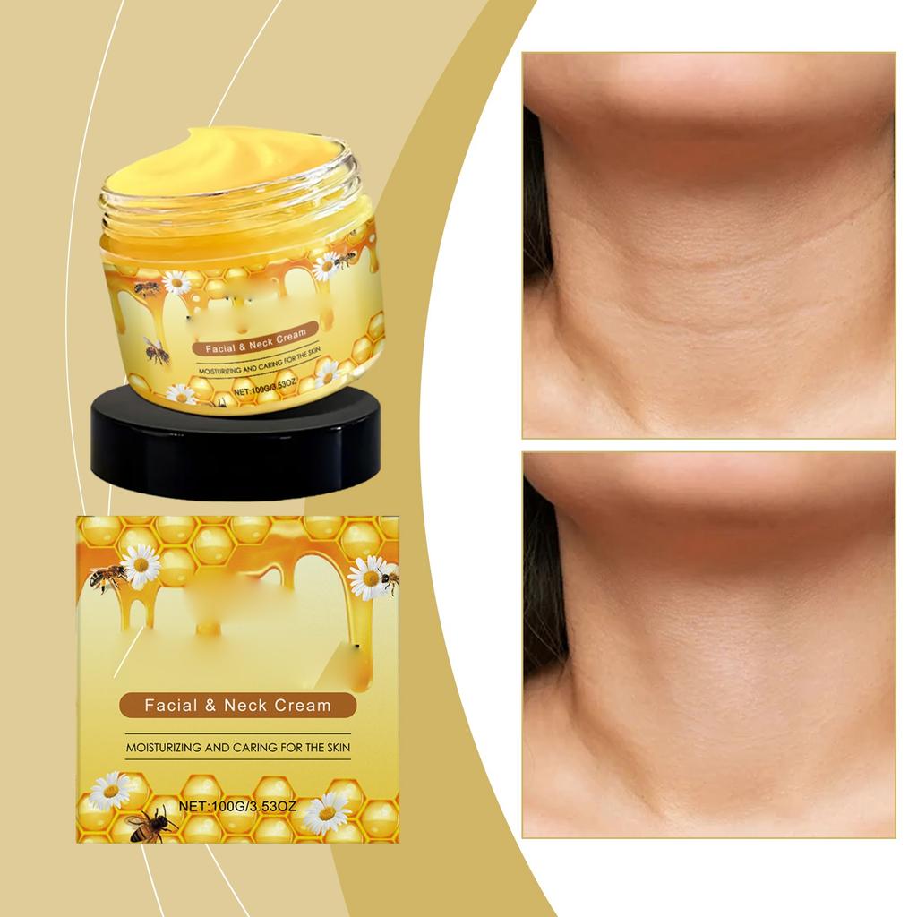 Увлажняющий крем для лица и шеи Bee Moisturizing Face And Neck Cream увлажняет и увлажняет кожу, восстанавливает кожу, питает кожу, уход за лицом и шеей