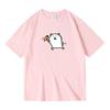 Chiikawa SelfDeprecating Bear Cute Cartoon Graphic TShirt Summer RoundNeck Loose Casual ShortSleeve Streetwear Daily Top