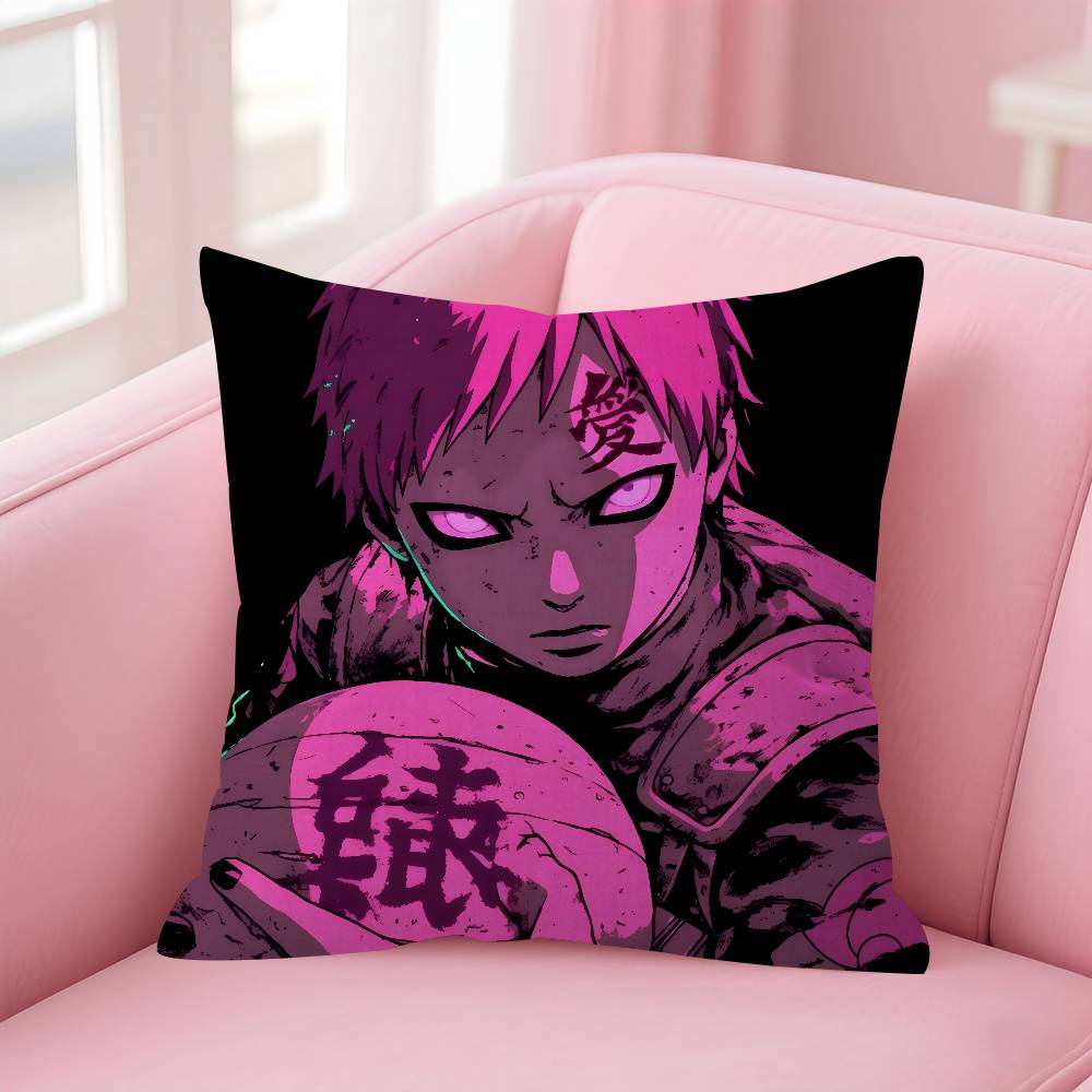 Anime Gaara logo Pillow Anime Pillow Sofa Bed Head Pillow Cover Cushion Cover Fashion