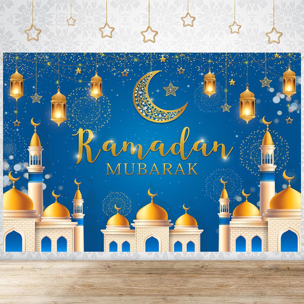 Тема вечеринки Ид Традиционный фон Украшения Ramadan Mubarak для дома Исламский Мусульманский Kareem Eid Al Adha Реквизит Подарок Постер