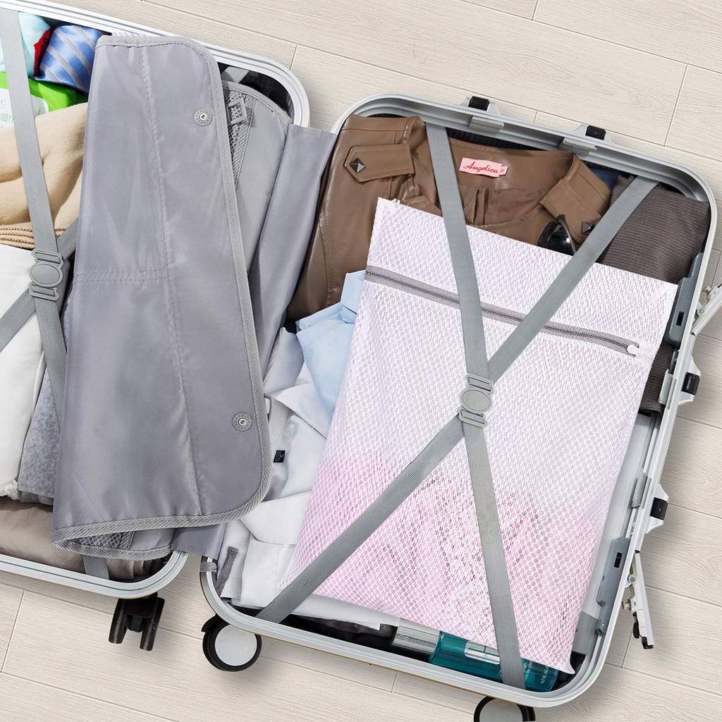 Honeycomb Mesh Laundry Bags For Delicates,Net Fabric Durable And Reusable Delicate Wash Bag Travel Organization Bag For Lingerie