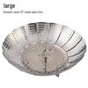 Stainless Steel Multifunctional Steamer Pot with Handle and Drainage Basket