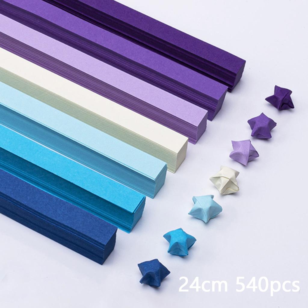 Handmade Paper Origami Folding Paper Strips Lucky Stars Diy Handmade Arts Multicolor Strip For Women Craft Decor Accessories