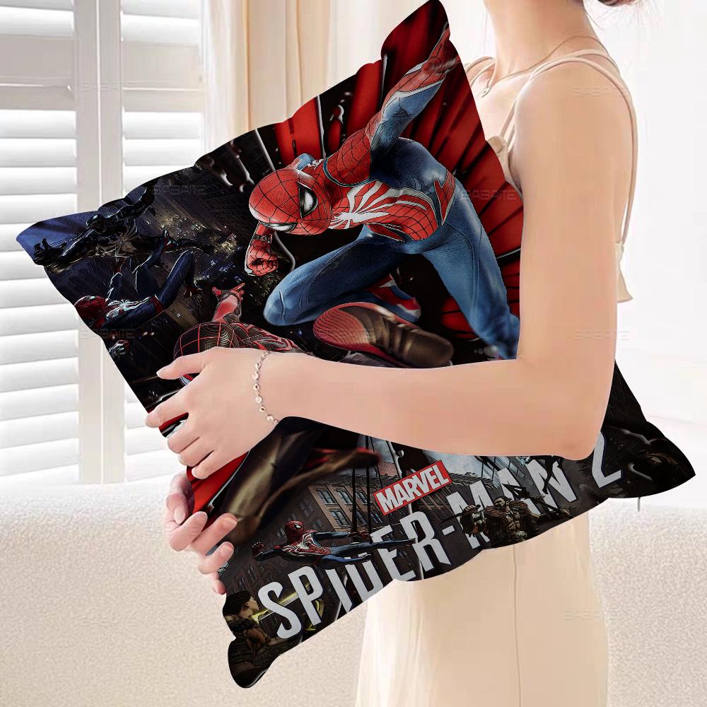 S-Spider-Man Superhero Classic Movie Pillow Cover Sofa Cushion Cover Home Room Decoration Children Gift